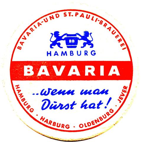 hamburg hh-hh bavaria bavaria rund 7a (215-wenn man durst-blaurot)